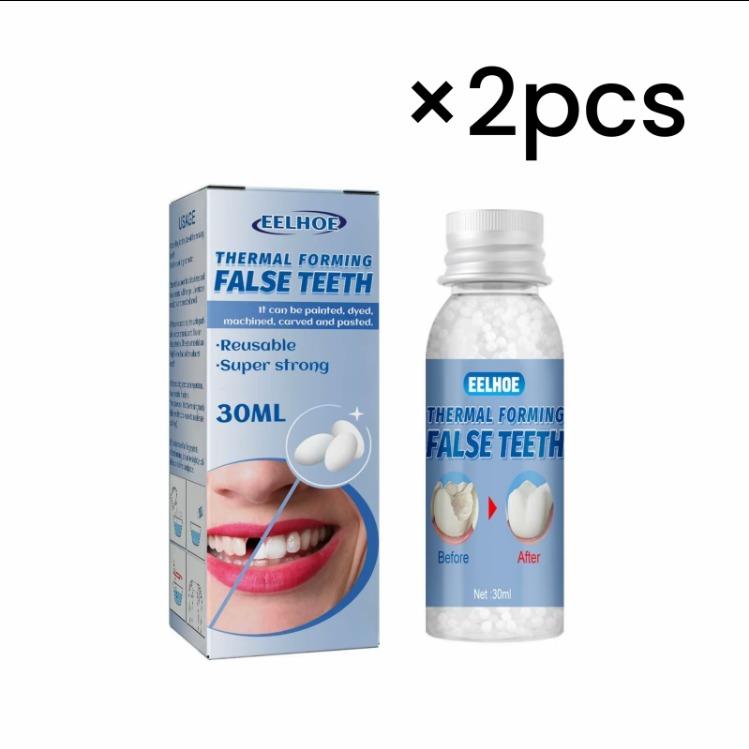 Dentaduras de gel moldáveis ​​EELHOE, obturações temporárias, cáries e restaurações dentárias, kit de obturação dentária temporária, dentadura falsa oral